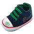 Sneakers alte blu in tessuto con dettagli verdi Chicco Noras, Brand, SKU k241000010, Immagine 0